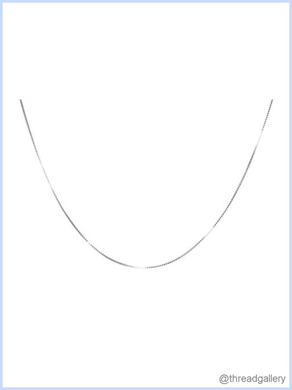 925 Sterling Silver 0.8mm Box Chain Italian Necklace Thin Strong 16 Inch